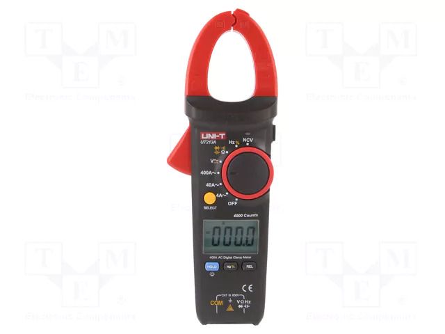Meter: multifunction; digital,pincers type; LCD; (4000); 10÷1MHz UNI-T UT213A