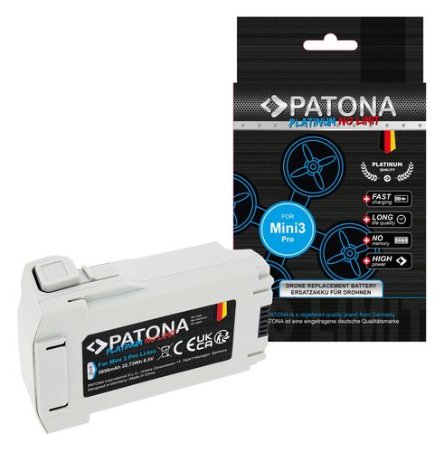 PATONA Platinum battery for DJI Mini 3 DJI Mini 3 Pro CP.MA.00000498.01, PATONA 6757 4055655237499