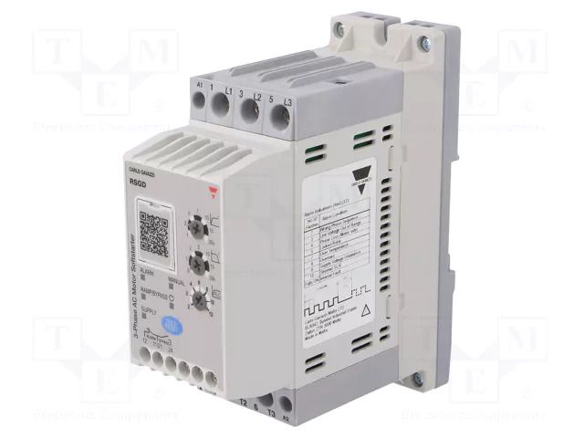Module: softstart; Usup: 220÷400VAC; Ucntrl: 110÷400VAC; 5.5kW CARLO GAVAZZI RSGD4012E0VD200