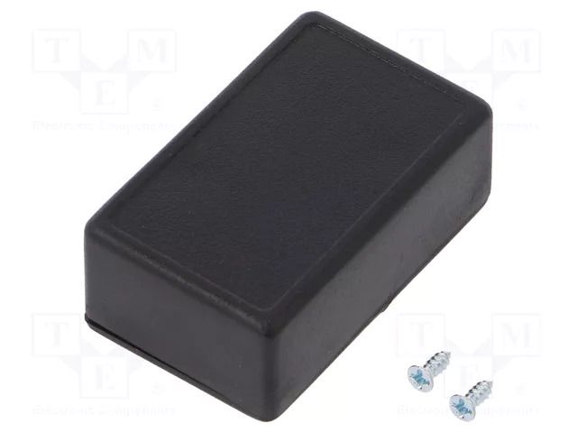 Enclosure: multipurpose; X: 28mm; Y: 45mm; Z: 18mm; ABS; black MASZCZYK KM-3/BK
