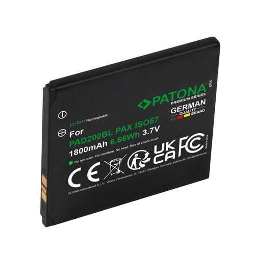 PATONA Premium battery for PAX D200 PAD200BL, PATONA 6765 4055655251419