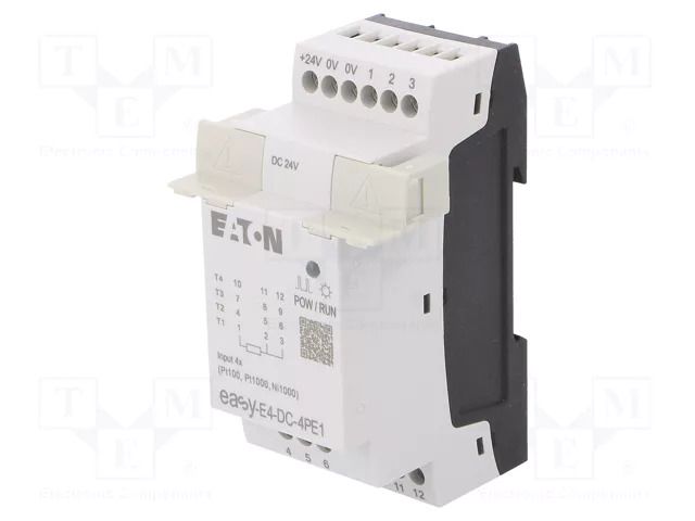 Module: extension; 24VDC; for DIN rail mounting; easyE4 EATON ELECTRIC EASY-E4-DC-4PE1