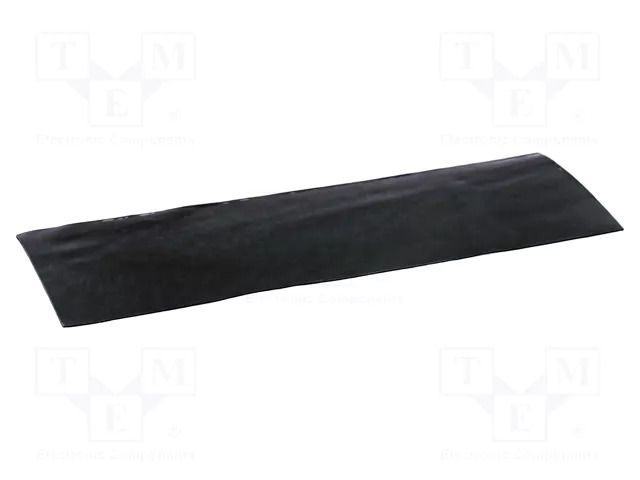 Electrically conductive rubber; black; W: 50mm; L: 150mm AG TERMOPASTY CONDRUB-50-150