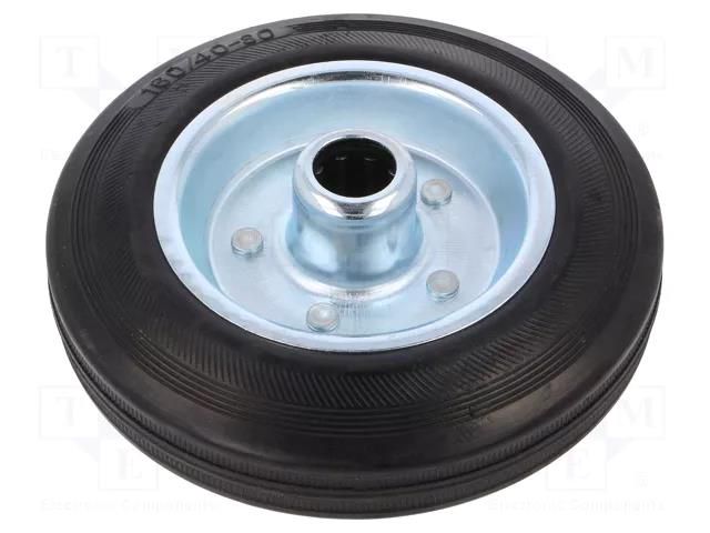 Transport wheel; Ø: 160mm; W: 25mm; 150kg; rubber; CSG; -20÷60°C RADER CSG-160/20W