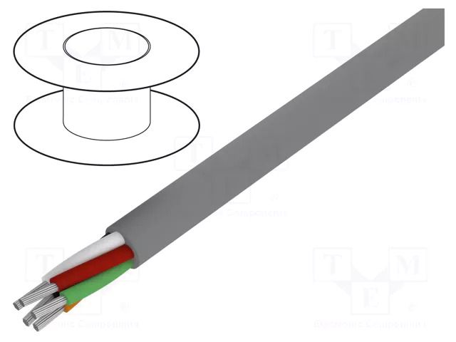 Wire; Alpha Essential C&C; 5x20AWG; unshielded; 300V; 30.5m; Cu ALPHA WIRE 1896/5C-SL005
