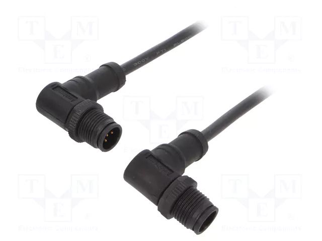 Cable: for sensors/automation; PIN: 5; with plastic nut; plug; 60V AMPHENOL LTW MSBP05MRSBPMRSB001
