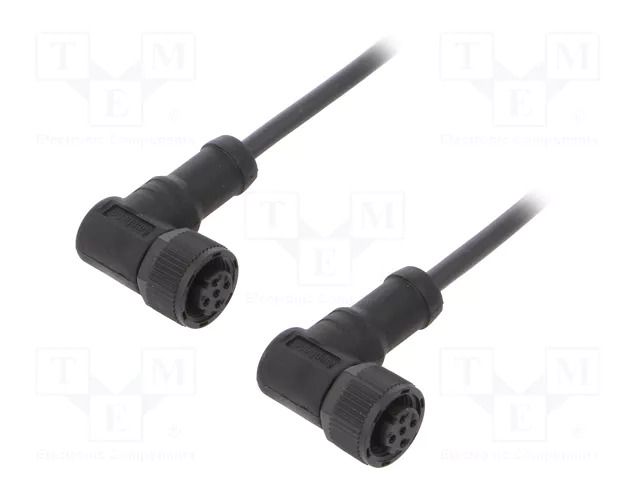 Cable: for sensors/automation; PIN: 4; with plastic nut; plug AMPHENOL LTW MSDP04FRSDPFRSB001