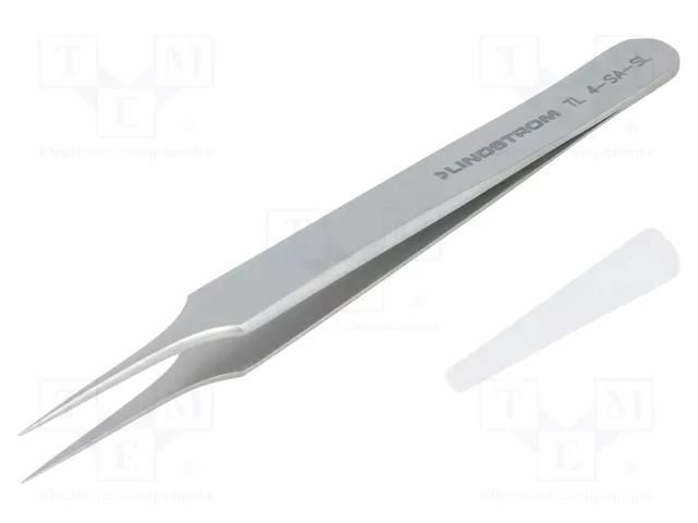 Tweezers; 110mm; Blades: narrowed; Blade tip shape: sharp LINDSTRÖM SA.TL4-SA-SL