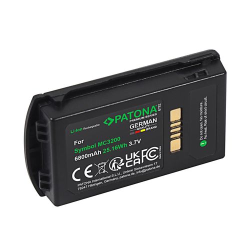 PATONA Premium battery for Zebra MC3200 BTRY-MC32-01-01, PATONA 6782 4055655251570