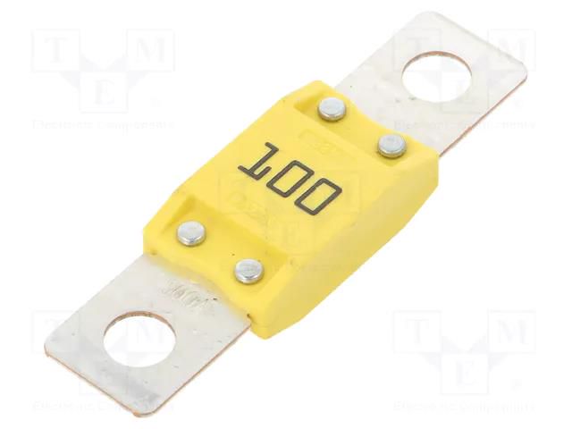 Fuse: fuse; 100A; 32VDC; automotive MTA MEGACOMPACT-100A