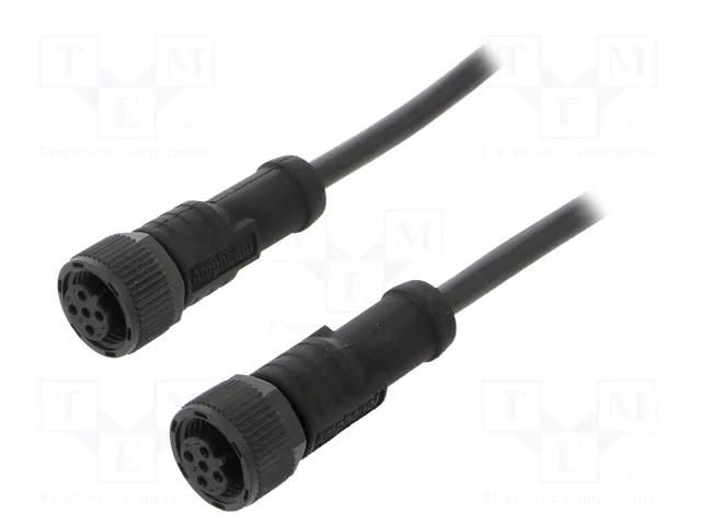 Cable: for sensors/automation; PIN: 5; with plastic nut; plug; 60V AMPHENOL LTW MSBP05FLSBPFLSB001