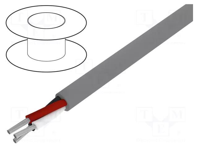 Wire; Alpha Essential C&C; 3x14AWG; unshielded; 300V; 30.5m; Cu ALPHA WIRE 1891/3C-SL005