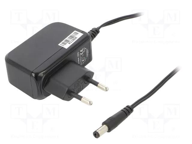 Power supply: switching; mains,plug-in; 12VDC; 1A; 12W; 83.3% CELLEVIA POWER CLW-1212-W2E-ER