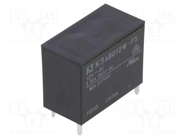 Relay: electromagnetic; SPST-NO; Ucoil: 12VDC; 32A; max.250VAC FCL Components FTR-K3AB012W-PS