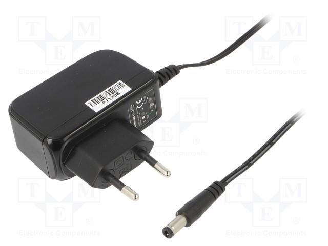 Power supply: switching; mains,plug-in; 9VDC; 1A; 9W; Out: 5,5/2,5 CELLEVIA POWER CLW-0909-W2E-ER25
