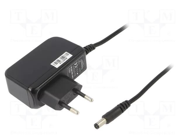 Power supply: switching; mains,plug-in; 5VDC; 3A; 15W; Out: 5,5/2,5 CELLEVIA POWER CLW-1505-W2E-ER25