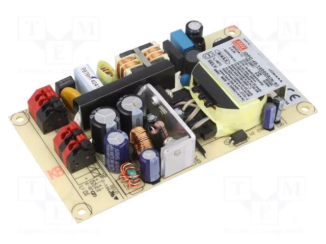Power supply: switching; LED; 44.8W; 19÷32VDC; 1400mA; 90÷295VAC MEAN WELL IDPC-45-1400DA