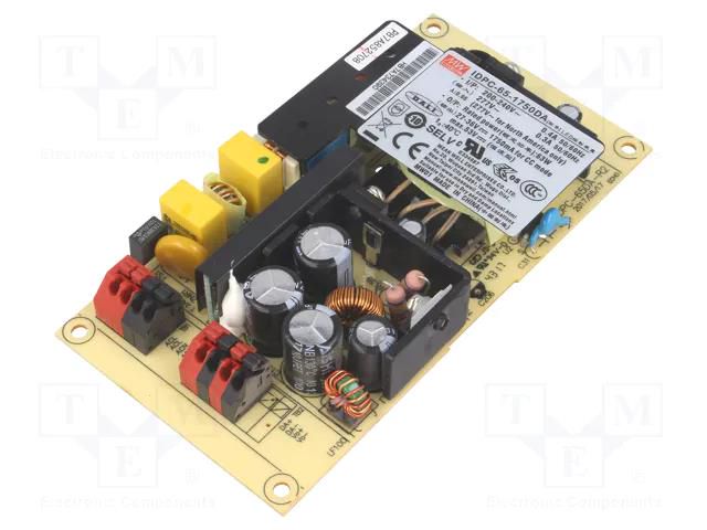 Power supply: switching; LED; 63W; 27÷36VDC; 1750mA; 180÷295VAC MEAN WELL IDPC-65-1750DA