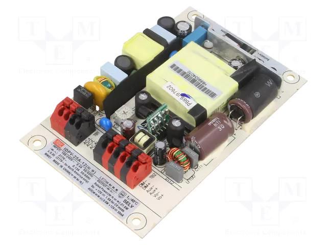 Power supply: switching; LED; 21.6W; 12VDC; 1.8A; 90÷295VAC; OUT: 2 MEAN WELL IDPV-25A-12