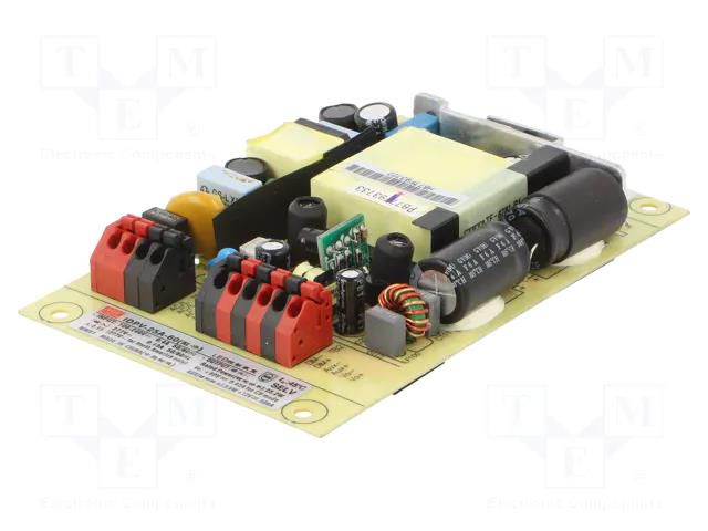 Power supply: switching; LED; 25.2W; 60VDC; 0.42A; 90÷295VAC; OUT: 2 MEAN WELL IDPV-25A-60