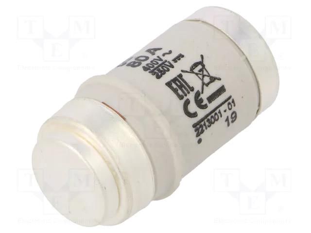 Fuse: fuse; 80A; 400VAC; 250VDC; gG; ceramic; D03; D0 ETI POLAM 002213001