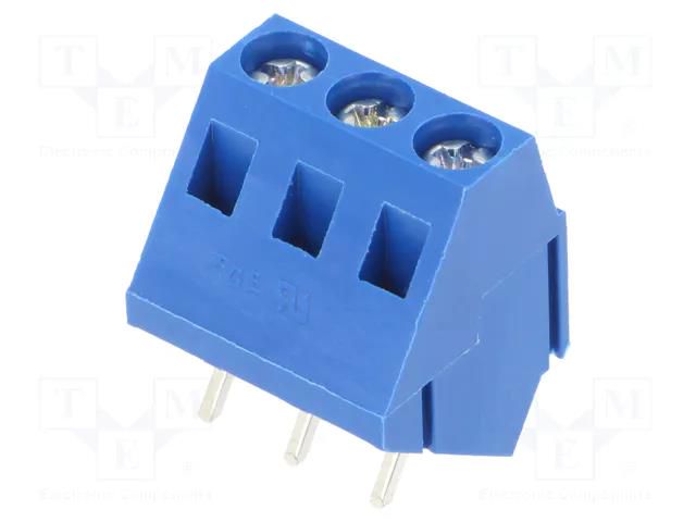 Connector: PCB terminal block; terminal; 10A; 250V; angled 35° ECE ETB15030B000S