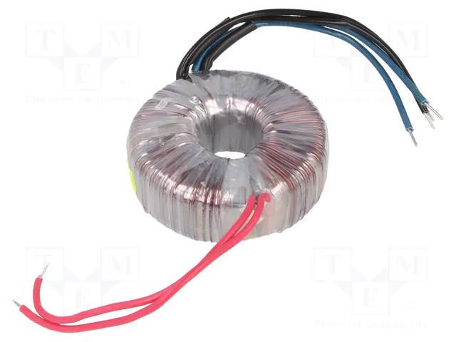 Transformer: toroidal; 100VA; 230VAC; 9V; 9V; 5.55A; 5.55A; Ø: 97mm INDEL TST100W/2X9V