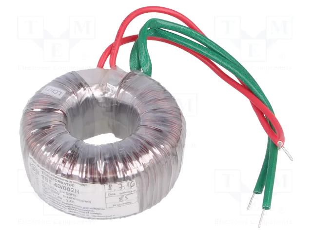Transformer: toroidal; for halogen lamps; 40VA; 230VAC; 11.5V INDEL TSTH40W