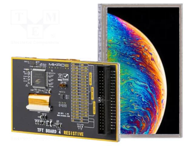 Dev.kit: with display; LCD TFT; Resolution: 480x272; 4.3" MIKROE MIKROE-3791