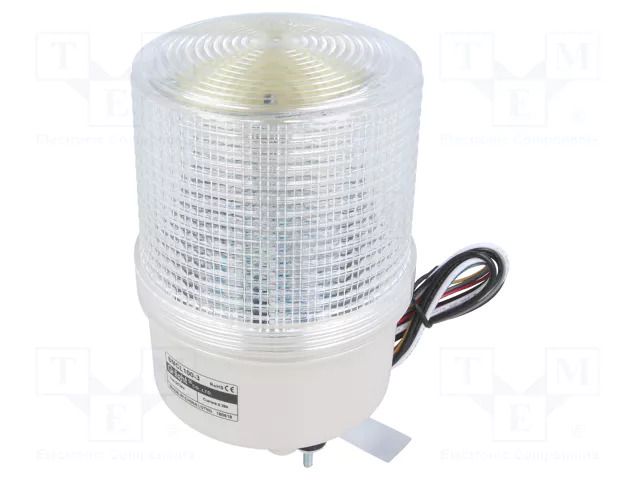 Signaller: lighting; continuous light,blinking light; SMCL; IP44 QLIGHT SMCL100-3-24-RAG
