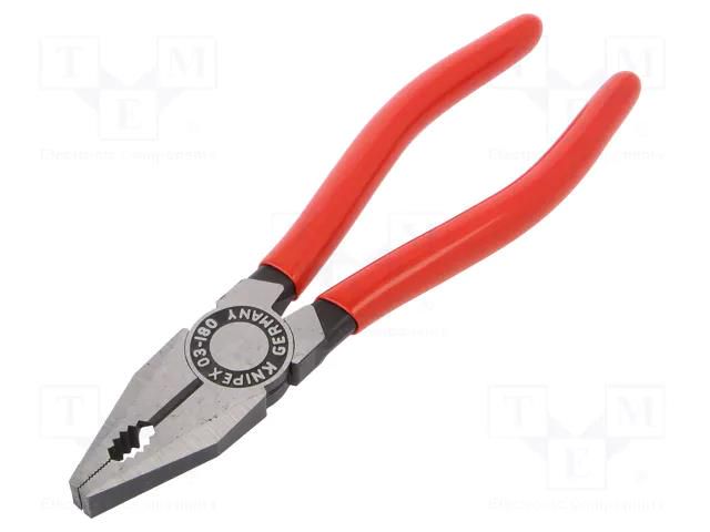 Pliers; for gripping and cutting,universal; 180mm KNIPEX KNP.0301180