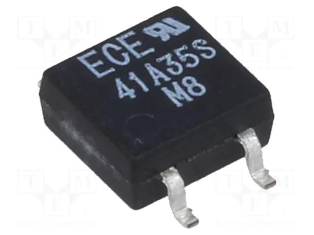 Relay: solid state; Icntrl max: 50mA; 80mA; max.350VAC; max.350VDC ECE EPR411A354001EZ
