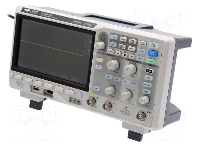 Oscilloscope: digital; Ch: 2; 200MHz; 2Gsps; 28Mpts; 1n÷100s/div TELEDYNE LECROY LC-T3DSO1202A