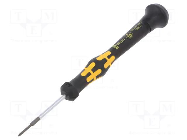 Screwdriver; precision; Phillips; PH000; ESD; Blade length: 40mm WERA WERA.05030117001