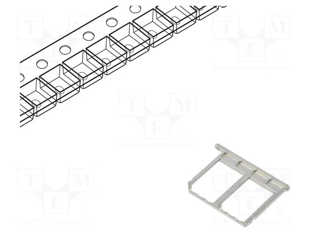 Tray for card connector ATTEND 115S-BT00