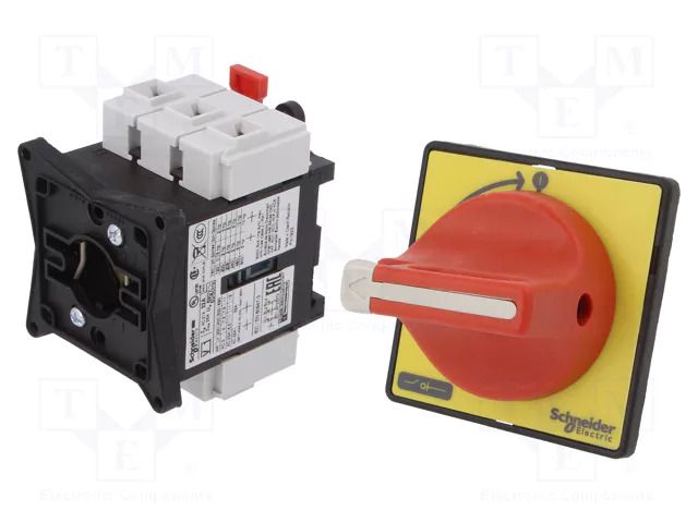 Main emergency switch-disconnector; Poles: 3; on panel; 32A; IP65 SCHNEIDER ELECTRIC VCD1