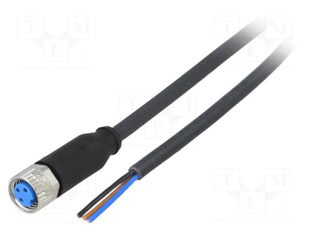 Cable: for sensors/automation; M8; PIN: 3; straight; 2m; plug; 60VDC SICK YF8U13-020UA1XLEAX