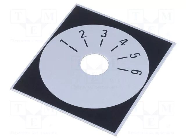 Scale; Range: 1 ÷ 6; 48x42mm; Øhole: 10mm; aluminium SUPERTRONIC 220.306