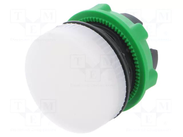 Control lamp; 22mm; Harmony XB5; Ø22mm; IP66; white; Kind: flat SCHNEIDER ELECTRIC ZB5AV01