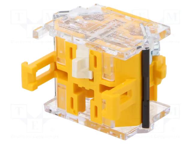 Contact block; 22mm; OptoHiT; -40÷55°C; front fixing; Contacts: NO EAO 704.900.1