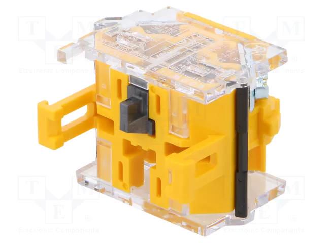 Contact block; 22mm; OptoHiT; -40÷55°C; front fixing; Contacts: NC EAO 704.900.2