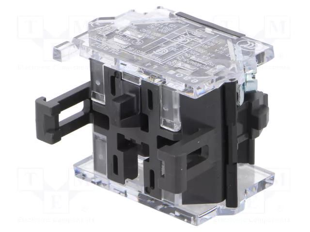 Contact block; 22mm; OptoHiT; -40÷55°C; front fixing; Contacts: NC EAO 704.910.2