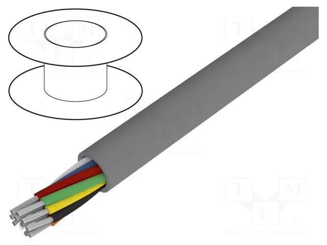 Wire; Alpha Essential C&C; 25x22AWG; unshielded; 300V; 30.5m; Cu ALPHA WIRE 1181/25C-SL005
