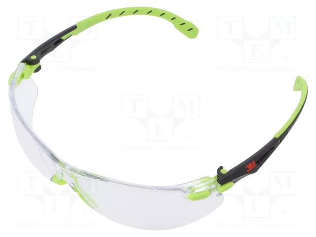 Safety spectacles; Lens: transparent; Classes: 1; Solus 1000 3M 3M-7100078882