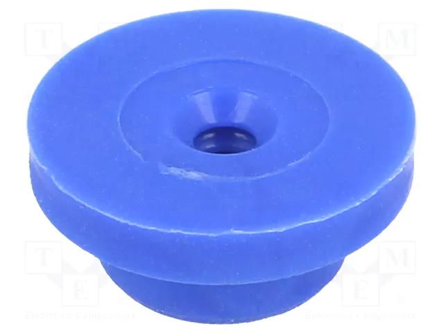 Gasket; blue; silicone MTA MTA-0300457