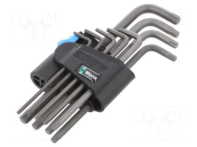 Wrench-set; Torx®; TX8,TX9,TX10,TX15,TX20,TX25,TX27,TX30,TX40 WERA WERA.05024244001