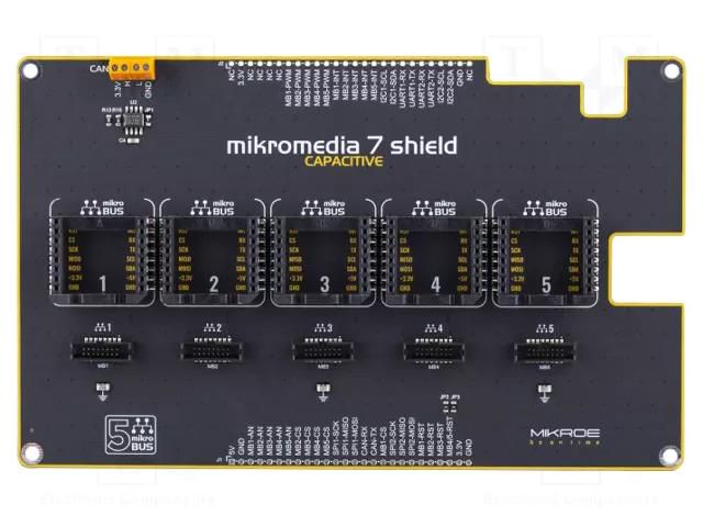 Multiadapter; prototype board; Add-on connectors: 5 MIKROE MIKROE-3633