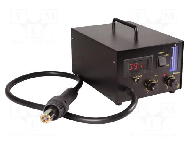 Hot air station; analogue,with knob; 500W; 100÷480°C; ESD THERMALTRONICS TMT-HA300