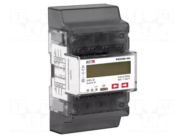 Counter; digital; three-phase; LED; Maximum current: 6A; 230V,400V ASTEC PRO380S-CT