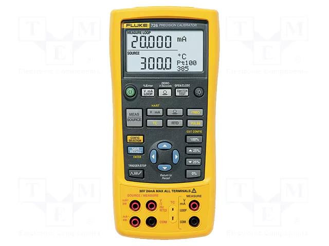 Meter: calibrator; pressure,frequency,voltage,current,RTD FLUKE FLK-726